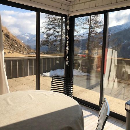 Grand Studio La Foux D Allos Avec Vue Et Terrasse 외부 사진